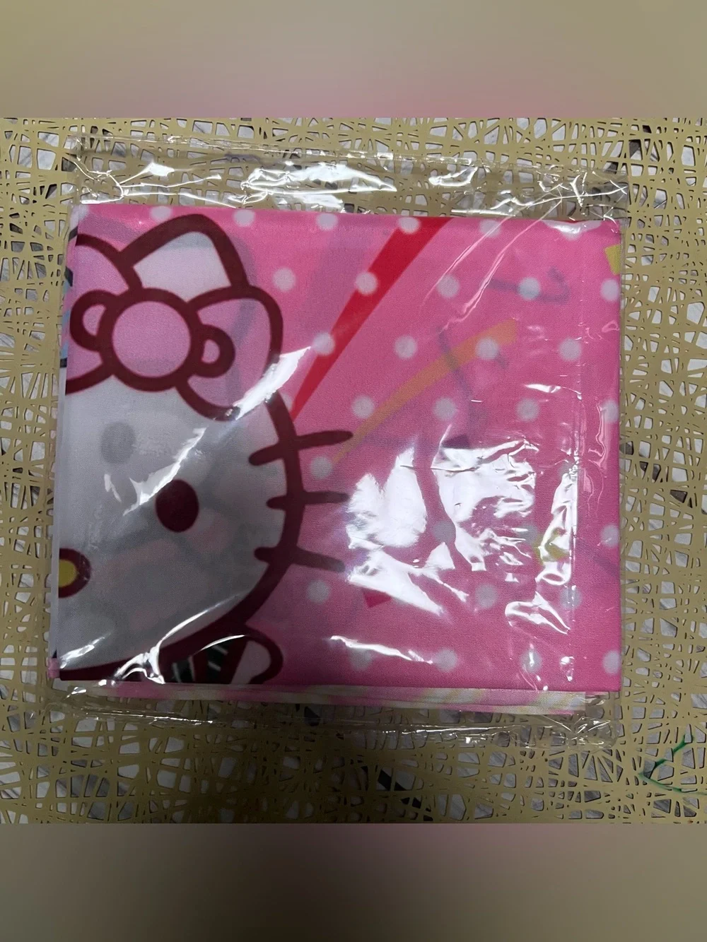 Hello Kitty Pink and White Birthday Backdrop Banner NWT